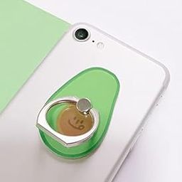 BeFunky Cute Shape Phone Ring 360 Degree Rotating Ring Grip Anti Drop Finger Holder for iPhone iPad and All Mobile Phones (1 Piece, Avocado)-picture-4