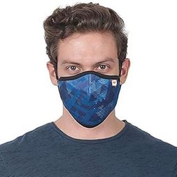 Wildcraft W95 Plus Reusable Outdoor Respirator Super Mask with Neckband (Medium 40-70 kg, Subliprint, Blue) - Pack of 5"-picture-31
