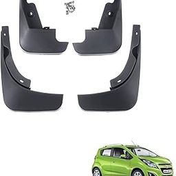 Kozdiko Car O.E Type Custom Fit Front and Rear Mud Flap Guard Compatible for Chevrolet Beat-image-12