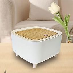 Juflix Mini Dustbin, Plastic Waste Storage Garbage Mini Waste Bin Disposal Dustbin,Mini Trash bin Can Waster Bin for Office,Desk, Kitchen, Bedroom-image-28
