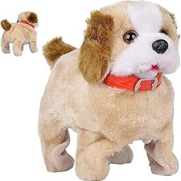 HOMAVA Flip Over Puppy - Fantastic Puppy Battery Operated Mechanical Jumping Little Pet Dog - Flipping Toy That Somersaults, Walks, Sits, Barks for Toddlers & Kids | Pack 1-22
