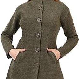 Winter Wear Casual Full Sleeve with Pockets Women's Long Cardigans (4577)-image-45