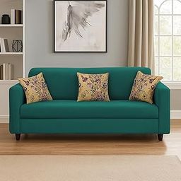 BRAXTON Diane 3 Seater Sofa Set for Living Room (Pine Fabric) Premium Fabric Sofa-image-76