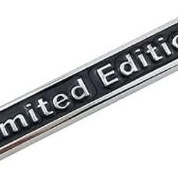 AutoBizarre 3D Raised Small Silver Black Limited Edition Metal Monogram Emblem Badge Sticker for All Cars & Bikes-59