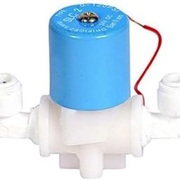 Electric Solenoid Valve, 24V DC, 1/4-inch Quick Connect Fittings, Blue and White-image-40