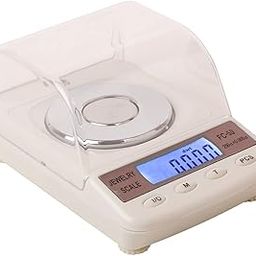 FC-50 Digital Jewellery Scale weighs up to 50 grams with 0.001 gram accuracy for jewellery/stones and chemicals - White-image-0