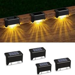 Sellzie Solar Step Light Panel | Waterproof Outdoor LED Deck Lights with Auto On/Off | Warm White, Solar Powered for Fence, Patio, Garden, Yard, and Stair Lighting (24)-image-67