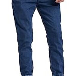 Men's Cotton Rich Stretchable Jogger Jeans | Casual Denim Relaxed Fit-image-29