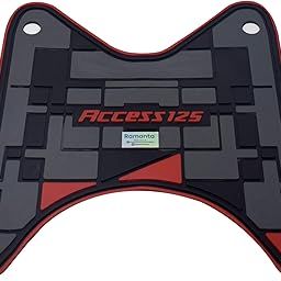 Ramanta 1926 PVC Rubber Washable Floor Mat/Foot Mat for Suzuki Access 125 Multicolor-20