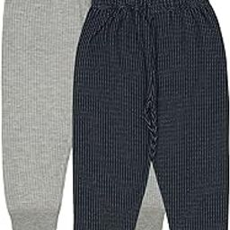 Unisex Regular Fit Thermal Bottoms Pack Of 2-image-12