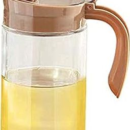 SH BROTHER'S 600ml Glass Oil Dispenser Bottle with Automatic Opening Lid | No-Drip Kitchen Olive & Cooking Oil Pourer Cruet Glass Non Drip Spout, Leak Proof Kitchen Auto Handle Cooking,glass oil-image-10