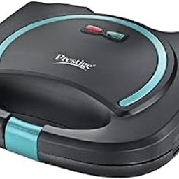 Prestige PSMFB (D) 800W Sandwich Toaster with die cast Aluminium Sandwich Plates|Power Indicators|Non-Stick Coating|Black|1 Year Warranty-picture-0