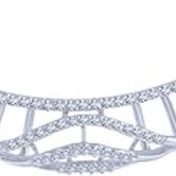 p.c. chandra jewellers 14k (585) White Gold and Solitaire Pendant for Women-picture-7