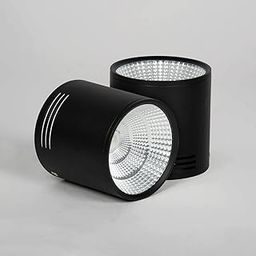 Harold Electricals Surface Mounted Spotlight, 5 Watts, Downlight Ceiling COB Light , Black Body (Warm White Light, (60X76MM,Metal),Metal)-image-45