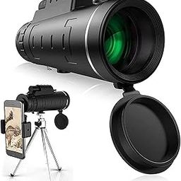 Drumstone (𝗦𝗽𝗲𝗰𝗶𝗮𝗹 𝟭𝟬 𝗬𝗲𝗮𝗿𝘀 𝗪𝗮𝗿𝗿𝗮𝗻𝘁𝘆) 40X60 Monocular Telescope with Phone Mount – Wide-Angle, Ultra Clear Zoom Optics, Pocket-Sized Scope for Outdoor Viewing-image-70