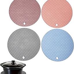 Homeaura Silicone Mats for Kitchen Counter – Heat Resistant Mats for Dining Table | Set of 4 Trivets for Hot Pots – Non-Slip Silicone Mat for Kitchen – Perfect for Hot Dishes and Cookware Protection-picture-8