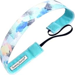 Serenity Mint - Sweaty Bands Non-Slip Fitness Headband - Polyester Fashion Headband - 1-Inch Wide-image-62