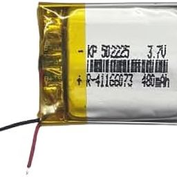 KP-502225 3.7v 480mah Rechargeable Battery for Bluetooth Speaker/Hands Free, Bluetooth headpone 480 mAh (DB - 2)-31