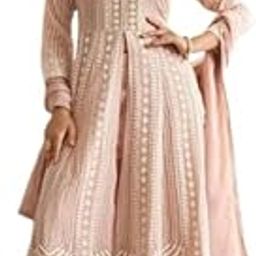 Women's ethnic anarkali gown with dupatta set-16