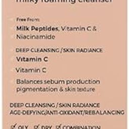 SEALAGE™ Milky Foaming Cleanser – Deep Cleansing & Skin Radiance with Milk Peptides, Vitamin C & Niacinamide – 75ml-1