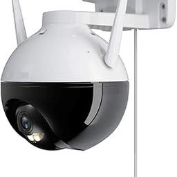Round Outdoor Smart WiFi Wireless IP CCTV Security Camera | Colored | 2-Way Audio | Motion Track | Cruise Mode | Support 128 GB Micro SD Card Slot 13-4