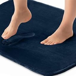 BSB HOME All Purpose Non Slip Anti-Skid - Memory Foam Door Mat, Kitchen Runner Super Absorbent - Quick Dry | Water soak (16" x 24", Blue)-image-86