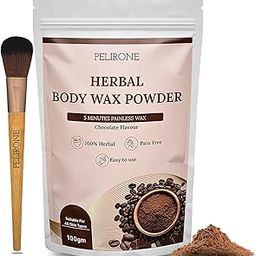 PELIRONE Wax Powder for Hair Removal for Women & Men | Painless & Quick Solution for Hair Removal Chocolate Flavor with No harmful chemicals, Irritation, Skin Rashes & No Side Effects - 100gm (Cranberry)-18