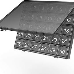 Monthly Pill Organizer 30 Day Pill Box Case for Travel Month Pill Cases Medicine Organizer for Vitamins-image-47