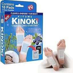 Kliffoo Detox Foot patches for Stress Relief,10 Pads Blueberry Deep Cleansing Toxin Remover Foot Pad, Stress & Pain Relief Sleep Patch for Men & Women, Weight loss & Detoxification (Blueberry10 Pads)-15