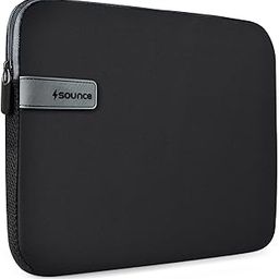 Sounce Protective Laptop Bag Sleeve fits Upto 15.6" Wrinkle Free, Padded, Water Resistant Light Neoprene case Cover Pouch, Compatible for All Notebooks Such as Mac Book Pro (15.6 inch)-30