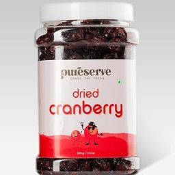 Pureserve Premium Dried Cranberries 500g – Naturally Sweet & Tangy | Antioxidant-Rich Superfood Dry Fruits | No Added Preservatives | Ideal for Snacking, Baking & Smoothies-image-37