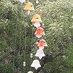 Lyallpur Stores Ceramic Wall and Decor 12 Bells Decorative Windchimes with Great Sound (Multicolour)-image-50