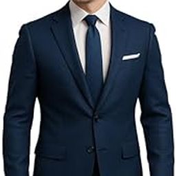 Men's Blue Blazer | Suitable for Casual, Formal, Party, and Festive Occasions | Stylish and Comfortable Outerwear-image-1