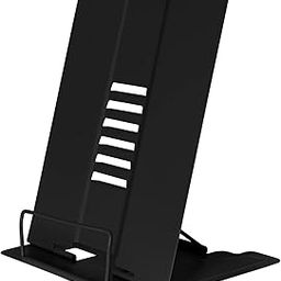 oddpod™ A4 Big Size Adjustable Folding Hands-Free Elegant Metal Stand for Book Reading, Laptop, Tablets for Office, Home, Student Document, Cookbook, Textbook - Black-picture-30
