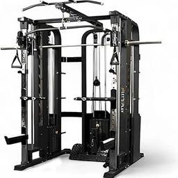 Let's Play® Commercial Multi-Functional Trainer Power Squat Rack with Smith Machine for Home & Gym Lifetime Frame Warranty |Full Body Strength Training-image-20