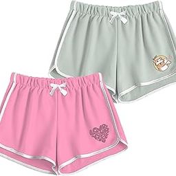 100% Cotton Women Casual Shorts - Printed Short for Gym, Yoga, Cycling, Dance, Summer - Regular Fit (Pack of 2)-image-83
