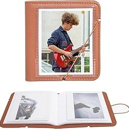 Rieibi Photo Album for Fujifilm Instax Wide210/Wide300/Wide400 Camera, Album for Polaroid, 3.4x4.3 Inch Wide Film 28 Pockets PU Leather Photo Frame for Instax Wide 400 Album, for Polaroid Album-picture-31