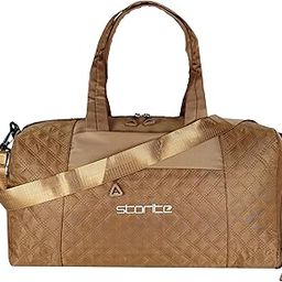 42 Cm Imported Multi Purpose Travel Duffle Bag for Women with Dry and Wet Pocket, Lightweight Waterproof Luggage Bag with Shoe Compartment (Coffee)-image-93