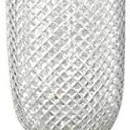 SHOBHANA ENTERPRISES Diamond Cut Engraved Hurricane Glass Vase for Home Décor (, Size: 15 * 40 cm) (15 * 40, Transparent)-image-12