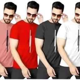 Stylish Round Neck Tshirt ||Mens T-Shirt 4 Combo_22_P-image-98