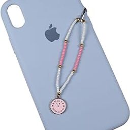 Phone Charm With Baby Pink Seed Beads-picture-13