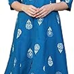 Women's Cotton A-Line Kurta Set with Palazzo Pants-image-68