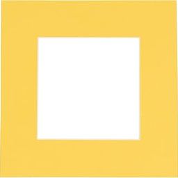 Chamois Yellow Acid Free 14x14 Square Picture Frame Mat with White Core Bevel Cut for 10x10 Pictures - Fits 14x14 Frame - Pack of 1 Matboard Show Kit With Acid Free Backing & Clear Bag-image-36