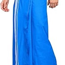 Men's Solid Plain Dhoti With Border-image-99