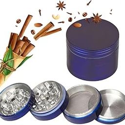 Turtuls Group Multicolor Classic Metallic Herb Crusher, Grinder Medium with Filter (Herb Grinder/Herb Crusher 42 mm)-image-9
