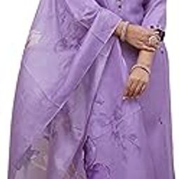 |Kurta Set for Womens|Kurta with Pant and Dupatta|Fabric:Cotton Blend|V-Neck|3/4 Sleeve|Knee Length-image-77