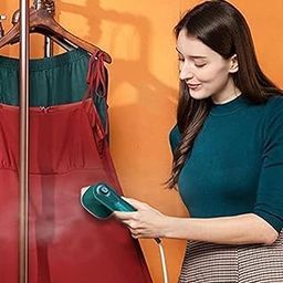 NEXBUY Portable Garment Steamer for Clothes | Handheld Steam Iron with Quick Heat | Compact, Lightweight Fabric Steamer | Ideal for Travel, Office & Home | Triangle Design, Dual Voltage-image-41