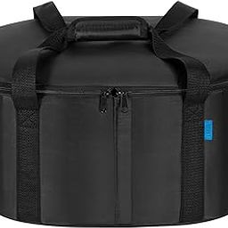 LASUK Portable Slow Cooker Travel Bag, Isulated Carrier Case Tote for 4-8 Quart Crock Carrier Compatible with Else Brands, Internal Mesh Net Holds Pot in Place, For Travel, Outdoor, Picnic-picture-23