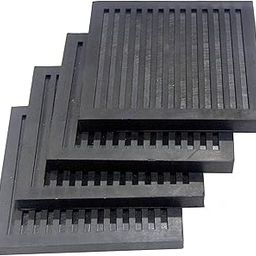 Zenith Rubber Anti Vibration Pads (Combo of 4) - Black 25 mm X 150 mm X 150 mm-11