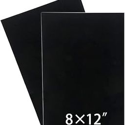 Parikshit Sublimation Black acrylic glass sheet board for writing art and craft diy home décor item 3mm thickness (Size 8X12 inch - 2 pcs)-image-19